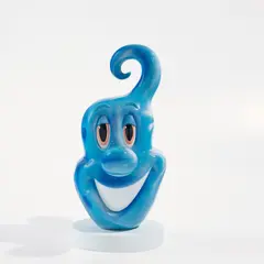 Squirtz by Kenny Scharf, 2013-2021, enamel, spray paint and rhinestones on cast fiberglass, sold Jul 2025