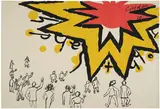 Alexander Calder, Untitled, 1976, gouache and ink on paper