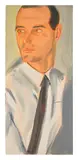 Alex Katz, Study for Man in White Shirt (Peter), 1995, oil on Masonite