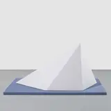 Sol LeWitt, Pyramid (Ref 8), 1985, painted wood