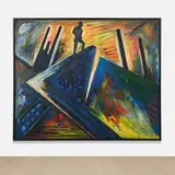 Helmut Middendorf, Caligari, 1984-1987, oil on canvas, in artist’s frame