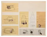 Richard Prince, Modern Bride Layout Proposal, 1979, collage, graphite and Letraset mounted on board