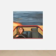 Ania Hobson, Cloudy Skies, 2022, oil on canvas