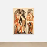 Jean-Pierre Villafañe, Than The One Is To That, If Well We Couple II, 2022, oil on linen