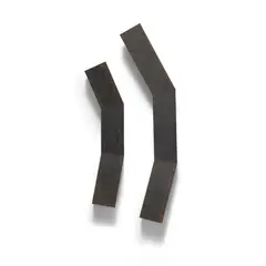 Richard Nonas, Untitled, 1990, steel, in 2 parts