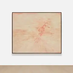 Brice Guilbert, Fournez, 2018, oilstick on wood, in artist's frame