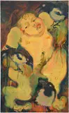 Georg Wilson, Three for a Wedding, 2021, oil on canvas