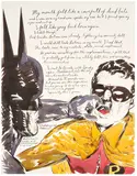 Raymond Pettibon, No Title (My mouth felt...), 1992, ink on paper
