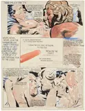 Raymond Pettibon, No Title (Too much for...), 1991, ink on paper