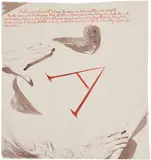 Raymond Pettibon, No Title (Not a word...), 1992, ink on paper