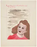 No Title (I gave Henry...) by Raymond Pettibon, 1991, ink and acrylic on paper, sold Sep 2025