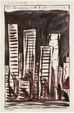 Raymond Pettibon, No Title (Asses to misses...), 1987, ink on paper