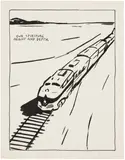 Raymond Pettibon, No Title (Our spiritual height...), 1986, ink on paper