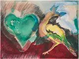 Suzanne Jackson, OSUN, 1978, graphite and acrylic on paper