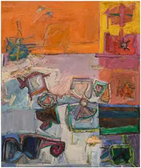 Joan Semmel, Composicion, 1965, oil on canvas