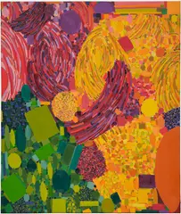 Lynne Mapp Drexler, Profuse Place, 1967, oil on canvas