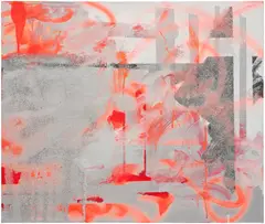 Jacqueline Humphries, Untitled, 2007, oil, enamel and glitter on linen