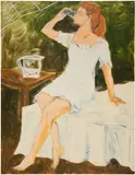 Jane Corrigan, Bedtime (hydrate), 2023, oil on canvas