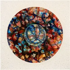 Philip Tsiaras, Planet Greece, 2013, mixed media on canvas