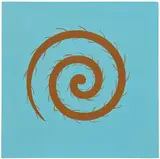 Linda Stark, Spiral Pathway, 1988, acrylic on canvas