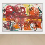 Untitled by Aaron Garber-Maikovska, 2019, oil on fluted polyboard, in artist's frame, offered Sep 2025