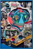 Franz Ackermann, Gateway to Talabashi, 2014-2015, mixed media on canvas, in artist’s frame