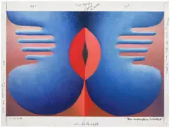 Ten Centimeters Dilated by Loie Hollowell, soft pastel and graphite on paper, offered Sep 2025