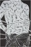 And So Much More by Toyin Ojih Odutola, 2015-2016, charcoal on board, offered Sep 2025