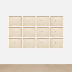 Sherrie Levine, Krazy + Ignatz, 1992, graphite on paper, in 12 parts
