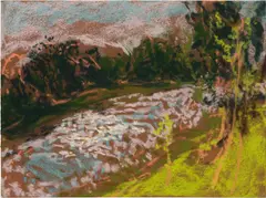 Nicole Wittenberg, Ping River 2, 2020, pastel on paper