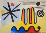 Alexander Calder, Untitled, ink and gouache on paper
