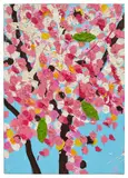 Damien Hirst, PB843. Rejoicing Blossom, 2021, oil on card, mounted on birch ply frames, with canvas webbing, in artist's Plexiglas box