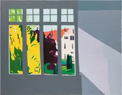 Guy Yanai, Rue Louis Hymans (Ixelles), 2018, oil on canvas
