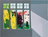 Guy Yanai, Rue Louis Hymans (Ixelles), 2018, oil on canvas