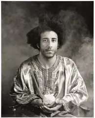 Rashid Johnson, The New Negro Escapist Social and Athletic Club (Butter Hold), 2011, silver gelatin print