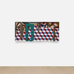 Sanford Biggers, Vista Trastevere, 2018, antique quilts
