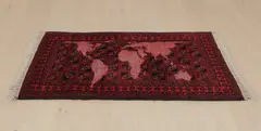 Mona Hatoum, Baluchi (red and orange), 2007, cotton and wool