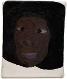 Chris Ofili, The Chosen One, 1996, oil on canvas