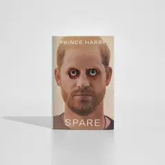 Jake Chapman, Spare prick at a royal wedding, 2023, ink and acrylic on book dustjacket