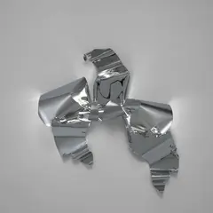 Flame Sconce by Maria Pergay, 2010, stainless steel and LED light, sold Jul 2025