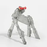 Rachel Harrison, Hotdog Dog, 2011, sculpture comprising metal and polyurethane