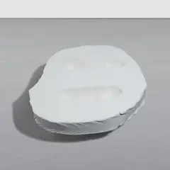 Max Lamb, Poly Face Table, 2016, expanded polystyrene and polyurethane rubber coating
