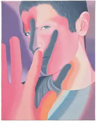Tiger Rocha, Flare, 2022, oil on canvas