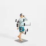 Kenny Schachter, Selfie-man mini, 2023, cast and painted aluminum