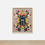 Keith Tyson, Atlas of the Ziggurat (in Flares), 2001, mixed media on paper