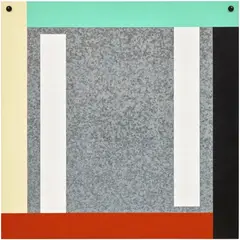 Alan Uglow, Facture #2, 1969-1998, acrylic on galvanized steel
