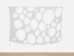 Vito Acconci, Untitled, from Gran Pavese – The Flag Project, 1988, Monumental polyester flag