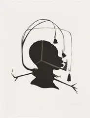 Kara Walker, Restraint, 2009, Etching and aquatint, on Somerset paper, with full margins