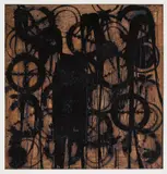 Rashid Johnson, Untitled (Good Days), 2012, Archival inkjet print and screenprint in colors with industrial rubber flocking, on wove paper, with full margins
