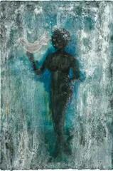 Betye Saar, The Sound of Water, 1999, Monoprint in colors, on wove paper, the full sheet